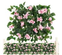 Garden Fence Screening- Waterproof and wear, Decorative Faux Fencing, Expandable Fence Privacy Screen | Waterproof, Durable, Decorative Faux Privacy For Backyard, Yard, Patio, Balcony