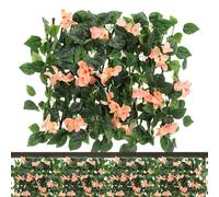 Garden Fence Screening- Waterproof and wear, Decorative Faux Fencing, Expandable Fence Privacy Screen | Waterproof, Durable, Decorative Faux Privacy For Backyard, Yard, Patio, Balcony