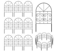 Garden Fencing, Metal Wire Border Barrier, 22.05x12.99x0.39 Inches Flexible Outdoor Panels, Decorative Pet Divider for Dogs, Flower Vegetable Protection, Durable Fence for Backyard