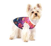Garden Flowers - Camiseta de alta calidad para perro, ropa suave 100% algodón para perros, perfecta para perros pequeños a medianos, camisas elegantes y cómodas para perros, talla L