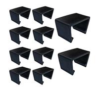 Garden Furniture Clips 10 piezas Muebles De Jardín al aire libre Clips sofá seccional muebles mimbre conector de alineación de ratán