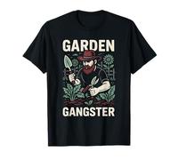 Garden Gangster Vintage Botanical para mujer Camiseta