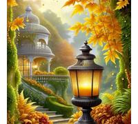 Garden Golden Leaves 60 Piece Jigsaw Puzzles for Adults 35x35cm, Adult Jigsaw Puzzles 60 Pieces, Challenging&Brainteasing Puzzle Family Games, Beautiful Decoration Puzzle