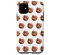 Garden Grandpa Gnome Cuddling in Dog Basket With Cute Pug Carcasa para iPhone 11