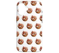 Garden Grandpa Gnome Cuddling in Dog Basket With Cute Pug Carcasa para iPhone 16