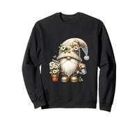 Garden Grandpa Gnome With Watering Can And Daisy Flowers Sudadera
