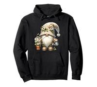 Garden Grandpa Gnome With Watering Can And Daisy Flowers Sudadera con Capucha