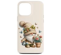 Garden Grandpa Summer Gnome With Watering Can Cute Butterfly Carcasa para iPhone 13 Pro Max