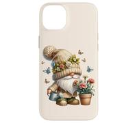 Garden Grandpa Summer Gnome With Watering Can Cute Butterfly Carcasa para iPhone 14 Plus