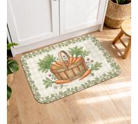 Garden Harvest - Tapetes de cocina para suelo, estilo rústico de granja, acolchados con resorte, cómodos, lavables, para fregaderos de cocina, lavadero, baño, 16 x 24 pulgadas