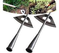 Garden Hoe,All-Steel Hardened Hollow Hoe for Long Handle, New Handheld Weeding Garden Planting Hoe，Garden Hoe for Backyard Weeding, Multi. (2pcs)
