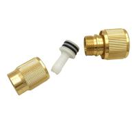Garden Hose Adapter - Fine Thread Heavy Duty Hoses Connectors | Universal Quick Connector, For Water Hose, Aluminum Alloy Hoses Attachments, Replacement Parts