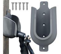 Garden Hose Bracket, Nozzle Mount Holder, Wall Organizer, Heavy Duty Rustproof Space Saving Hook for Fence, Patio, Backyard, Courtyard, Indoor, Outdoor Use, 2.36x5.12 Inches
