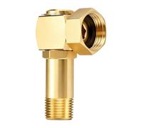 Garden Hose Connector - Brass Swivel Leak-Proof Adapter, Repair Fittings with Threaded Coupler Washers, Water Faucet Outdoor Joiner, RV Irrigation Couplings, Sprinkler Pool Sink Extender for Washing
