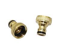 Garden Hose Fittings 3/4" Copper Quick Coupling Garden Irrigation Car Wash Water Pipe Joint Watering Pipe Fitting Female Thread Joint 1 Piece