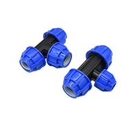 Garden Hose Fittings DN15 DN20 DN25 PPR PVC PE Pipe Three-Way Water Divider 1/2 3/4 1inch Water Pipe Three-Way T-Joint 1pcs (Color : C) Plumbing Fittings