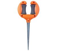 Garden Hose Guide Post - Bracket de metal con top Roller | Prevents Kinks Twists Wear Tear, Ideal Plant Protection & Easy Hose Rotation for Yard Garden Watering