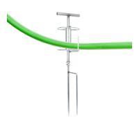 Garden Hose Guide - Stable Metal Heavy-Duty Rustproof | Flowerbed Hose