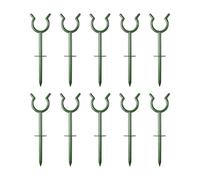 Garden Hose Guide Stakes - 7.5In Hose Guide Pins | Heavy Duty Garden Ĥose Brackets | ABS Ground Nails & Support Racks For Lawn, Backyard, RV & Garage, Prevent Tangling