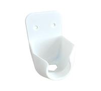 Garden Hose Hanger, Outdoor Wall Mount Holder, 4.72x3.54x3.15inch, Anti-Slip Nozzle Bracket, Built-In Drainage Holes, Heavy-Duty Storage Hook, Ideal for Yard, Backyard, Pool, Gardening, White/Black
