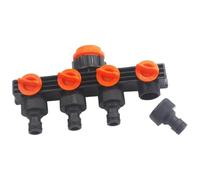 Garden Hose, Heavy Duty, Heavy-Duty Construction Leak-Proof Design Individual Shutoffs Ergonomic Handles, Connector Sprinkler for Yard Home Car Washing Outdoor Family 7.28x3.74x2.36inches