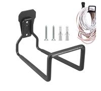 Garden Hose Holder, Heavy Duty Water Hose Hanger Wall Mount, Durable Iron Metal Reel, Rack and Hook for Gardens, Expandable, Water Extension, 4.72x7.68x5.31 Inches