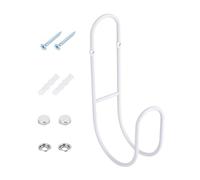 Garden Hose Holder - Wall Mounted Metal Hose Hanger | Strong Outdoor Storage Solution for Water Hoses, Extension Cords, and Pipes, Ideal for Garage Backyard Yard Fence Pool Organization and Easy Acces