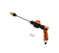 Garden Hose Nozzle - ABS Aluminum Alloy 38.5x18x5cm | Heavy Duty Adjustable Powerful Handheld Spray Nozzle For Car Washing Watering Plants Cleaning Gardening Outdoor Lawn Use