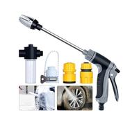 Garden Hose Nozzle - Adjustable High Pressure Sprayer, Multi Pattern Water Spray Nozzle, Hose Attachment Tool, Outdoor Watering Accessory, Car Wash Garden Irrigation Spray for Gardens