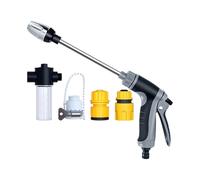 Garden Hose Nozzle, Adjustable High Pressure Sprinkler, Spray Nozzles For Garden Hose, Outdoor Watering Accessory, Multi Pattern Design, Suitable For Car Wash Lawn Yard Gardening Plant Outdoor