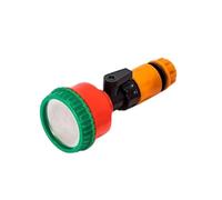 Garden Hose Nozzle - Adjustable Spray Head, Leak Proof Atomizing Sprinkler Attachment for Lawn Watering Use, Car Wash Garden Tool, Outdoor Hose End Sprayer for Plants Pets Use, Gardening Accessories