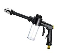 Garden Hose Nozzle With Foam Bottle Adjustabl Reservoir Thae Ergonomic Head
