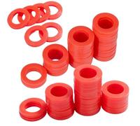 Garden Hose Silicone Gasket - 50pcs O Ring | Silicone Hose Gasket Washers, Leak-Proof Rubber Seals for 3/4 Inch Faucets, Outdoor Hoses, Washing Machine, Sink, Sprinkler, Plumbing or Shower Head Repair