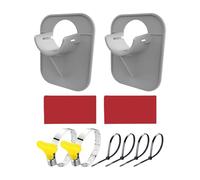 Garden Hose Storage Bracket, Wall Mounted Pipe Organizer for Yard or Patio, Heavy Duty Water Line Holder for Swimming Pool Equipment, Spa Tub Accessories, Lawn Irrigation Management