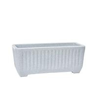 Garden Italia Macetas Maceta Rectángulo centorighe GRC Lado 78 cm - Altura 27 cm - Made in Italy - en Resina símil Piedra - Resistente a Las heladas - A Prueba de Golpes - Ligero