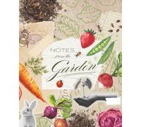 Garden Journal: Notes from the Garden, Notebook for Vegetable Gardeners and Backyard Growers: Lined Pages for Planting Dates, Harvest Notes, and Vegetable Garden Planning, 110 Pages