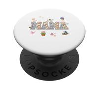 Garden Mama Floral Gardening Mom Plant Lover Mothers Day PopSockets PopGrip Adhesivo