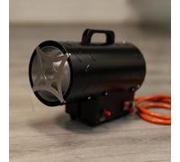 garden mile 15kw Industrial Espacio Ventilador Eléctrico ASISTIDA calefactore portátil Propano Gas GLP Habitación Espacio Calentador Fire Garaje Taller POTENTE