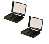 garden mile® 5 Color Camuflaje Face Paint Compact Cartridge Pallet con Espejo | Army Cadet Military Camo Field Paint Army Face Cream GI War Paint, 2