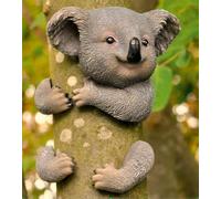 Garden Mile® - Decoración para árbol de jardín, elemento decorativo con diseño de animal agarrado a un árbol, esculturas para jardín, decoración del hogar