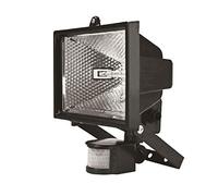 Garden Mile® Foco halógeno de 400 W con sensor de movimiento PIR | Luz de seguridad automática para exteriores, detector de cabeza giratoria ajustable con ángulo de 180 grados (1)