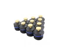 Garden Misting Nozzles, Adjustable Garden Lawn Water Spray Misting Nozzle for Agricultural Lawn Watering, Durable Brass & Plastic Construction,