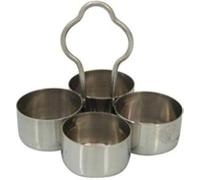 Garden Of Arts Chopda de acero inoxidable para Kumkum Roli Chandan Chawal Akshat Tilak Pooja Hawan Chopda Chopra decoración del hogar regalo