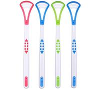 Garden of Arts - Raspadores para limpieza de lengua para cuidado bucal, cepillo ideal para adultos y niños (paquete de 2)