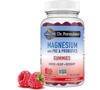 garden of life - dr. formulated magnesio con pre y probióticos gomitas - 60 gomitas, frambuesa