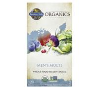 garden of life - mykind multivitaminas para hombre - 120 comprimidos veganos