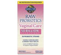 garden of life - probióticos crudos para el cuidado vaginal (estables a temperatura ambiente) - 30 cápsulas vegetales