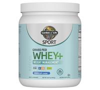 garden of life - sport grass fed whey+ control de peso, vainilla - 450 gramos