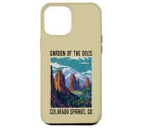 Garden of The Gods Colorado Springs CO USA Diseño Envejecido Carcasa para iPhone 12 Pro MAX
