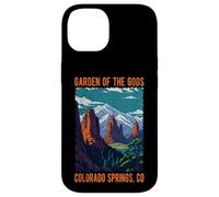 Garden of The Gods Colorado Springs CO USA Diseño Envejecido Carcasa para iPhone 14